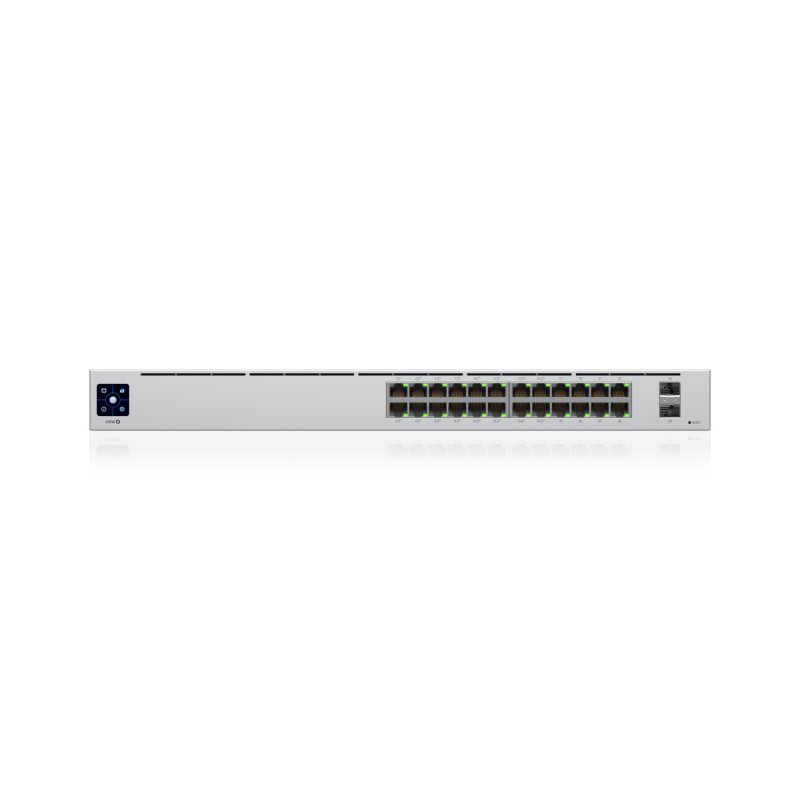 Коммутатор Ubiquiti USW-24-POE управляемый, 24 порта, 16 с PoE+, бюджет 95 Вт, 2 SFP, фото 2