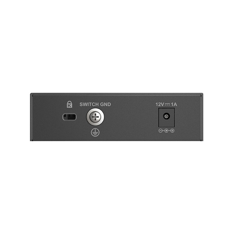 Коммутатор D-Link DMS-105 неуправляемый, 5 портов 2,5 Гбит/с, без вентилятора, металлический корпус, фото 4