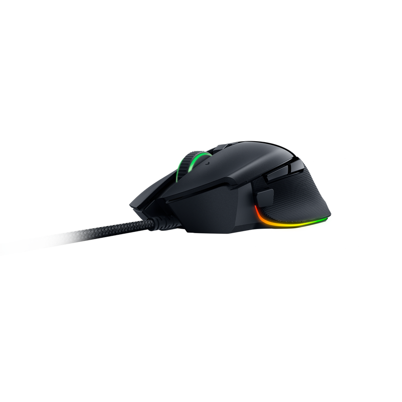 Мышь Razer Basilisk V3, проводное подключение, USB-A, 26000 dpi, чёрный, подсветка, фото 5