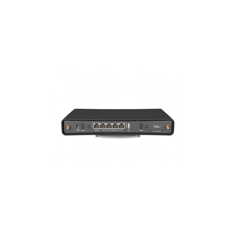 Wi-Fi роутер MikroTik hAP ac3 двухдиапазонный, 5 портов 1 Гбит/с, внешние антенны, USB 2.0, фото 4