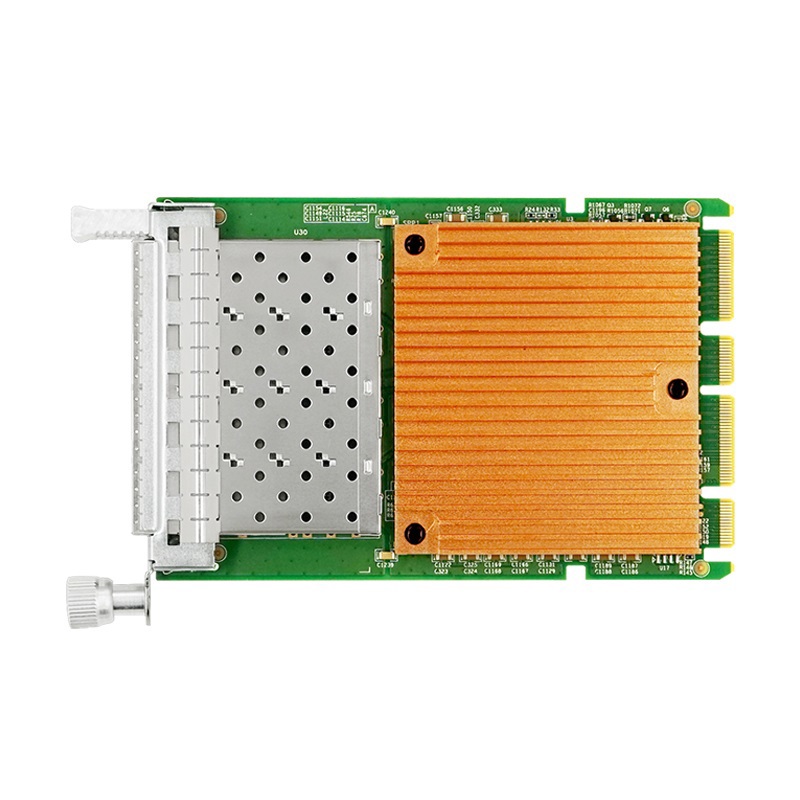 Сетевая карта LR-Link LRES3027PF-OCP, OCP 3.0, 4 порта SFP28 25 Гбит/с, Intel E810, фото 3