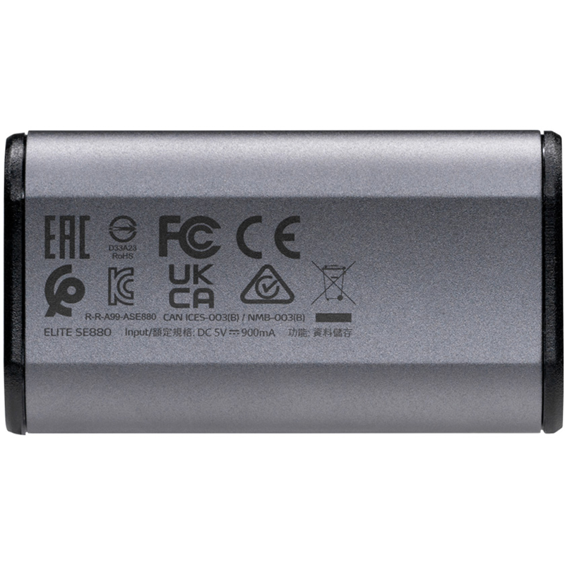 Внешний SSD ADATA SE880, 500GB, Type-C, USB 3.2 Gen2х2, up to R/W 2000/2000 MB/s, 64.8x35x12.5mm, Titanium Gray (ADATA AELI-SE880-500GCGY), фото 4