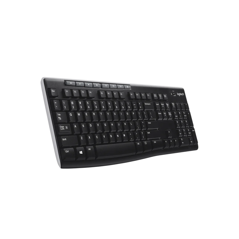 Клавиатура Logitech K270, радиоканал, чёрный, раскладка английская, фото 3