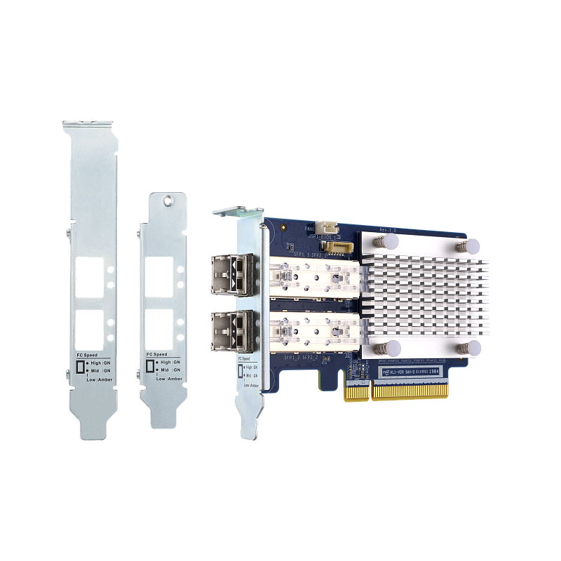Сетевая карта QNAP QXP-16G2FC Dual-port Fiber Channel adapter, 2 x 16 Gb s SFP +, PCIe Gen3 x8. For QTS OS ONLY (QNAP QXP-16G2FC), фото 5