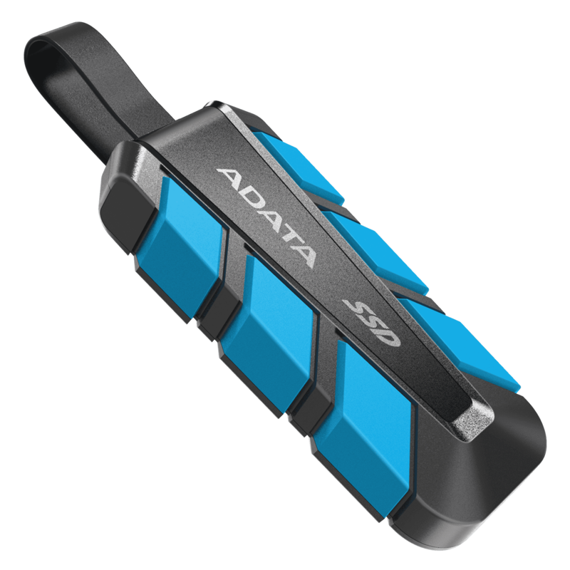 Внешний SSD ADATA SC740, 2000GB, Type-C, USB 3.2 Gen2, R/W 1050/1000 MB/s, 121.8x40.5x22.3mm, Blue (ADATA SC740-2000G-CBU), фото 2