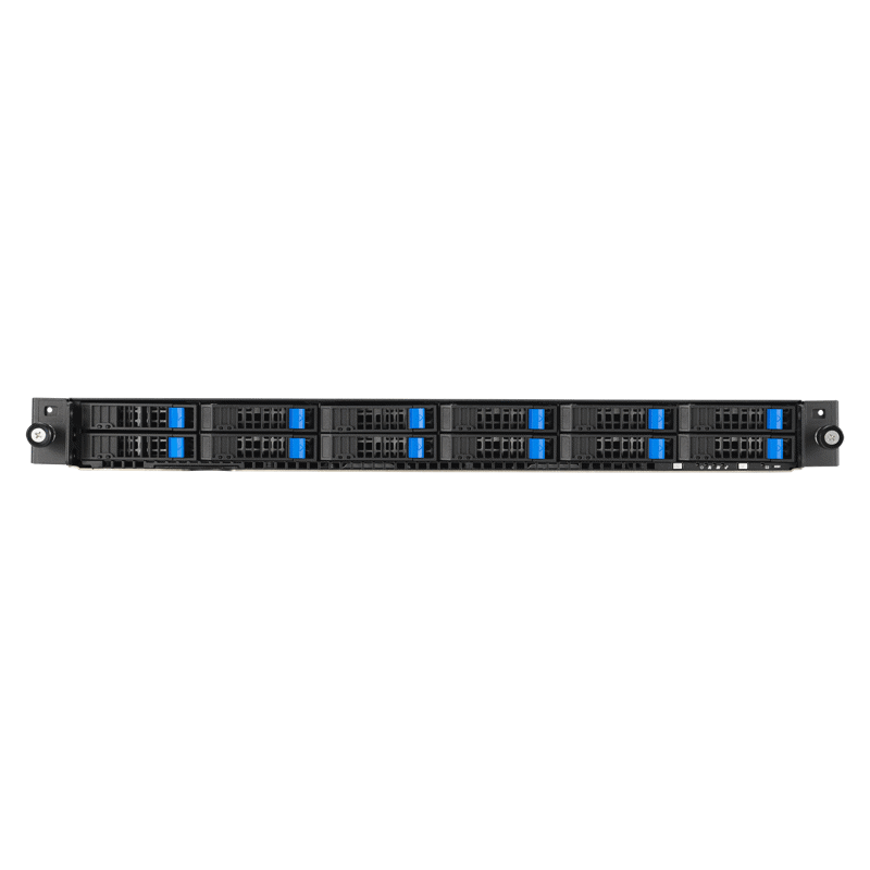 Серверная платформа ASUS RS700A-E12-RS12U, 1U, 2 x LGA6096 400W, 24 x DDR5 4800, 12x 2.5" hsb NVMe, 1 x dual-slot GPU, 2 x M.2 2280 (ASUS 90SF02D1-M006Z0), фото 9