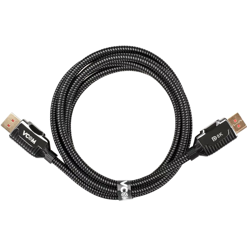 Кабель Vcom CG634-2M DisplayPort 2.1, вилка — вилка, 16K 60 Гц, 8K 120 Гц, длина 2 м, фото 5