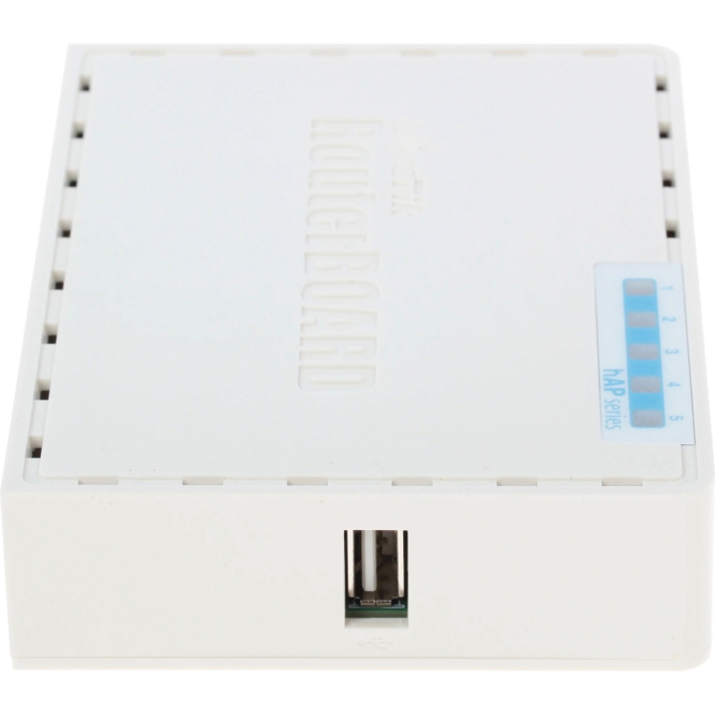 Wi-Fi роутер MikroTik hAP RB951Ui-2nD, 2,4 ГГц, 5 портов 100 Мбит/с, пассивный PoE, USB 2.0, фото 5