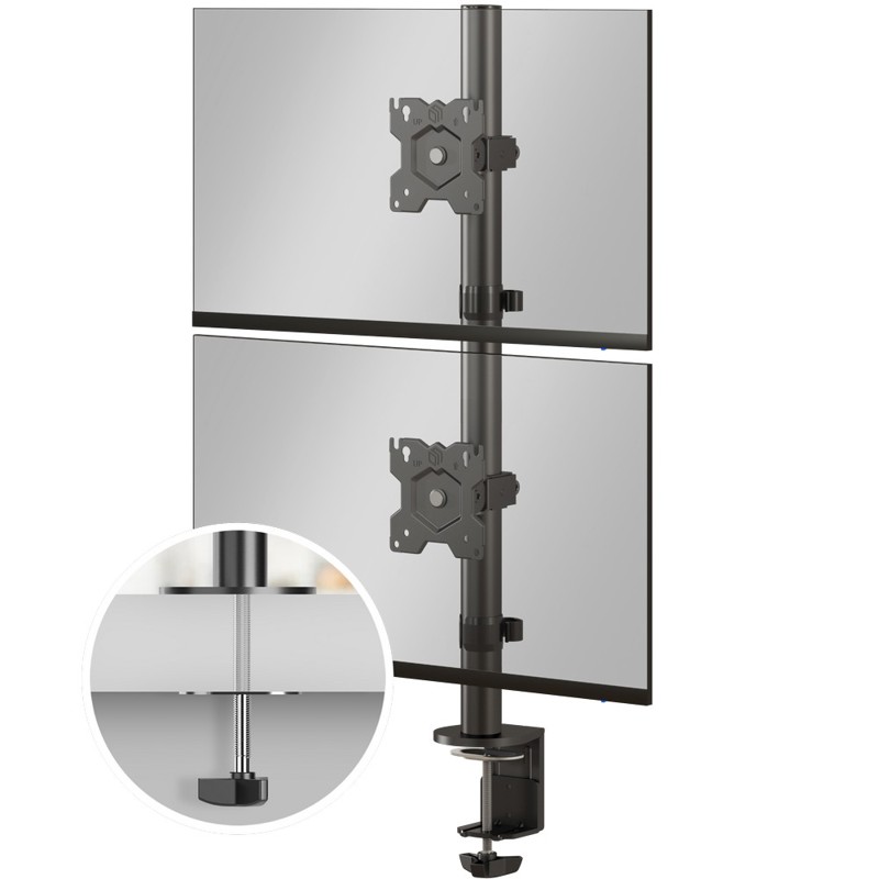 Кронштейн для 2-х Onkron 13-34" 100*100, крепление стойка, до 34 ″, нагрузка до 16 кг, фото 3