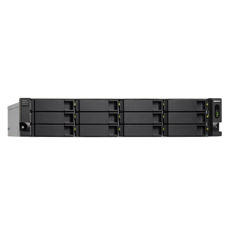 Полка расширения сетевого хранилища без дисков SMB QNAP TL-R1200C-RP USB 3.2 Gen 2 Type-C JBOD storage enclosure, 12-tray 3 (QNAP TL-R1200C-RP), фото 3