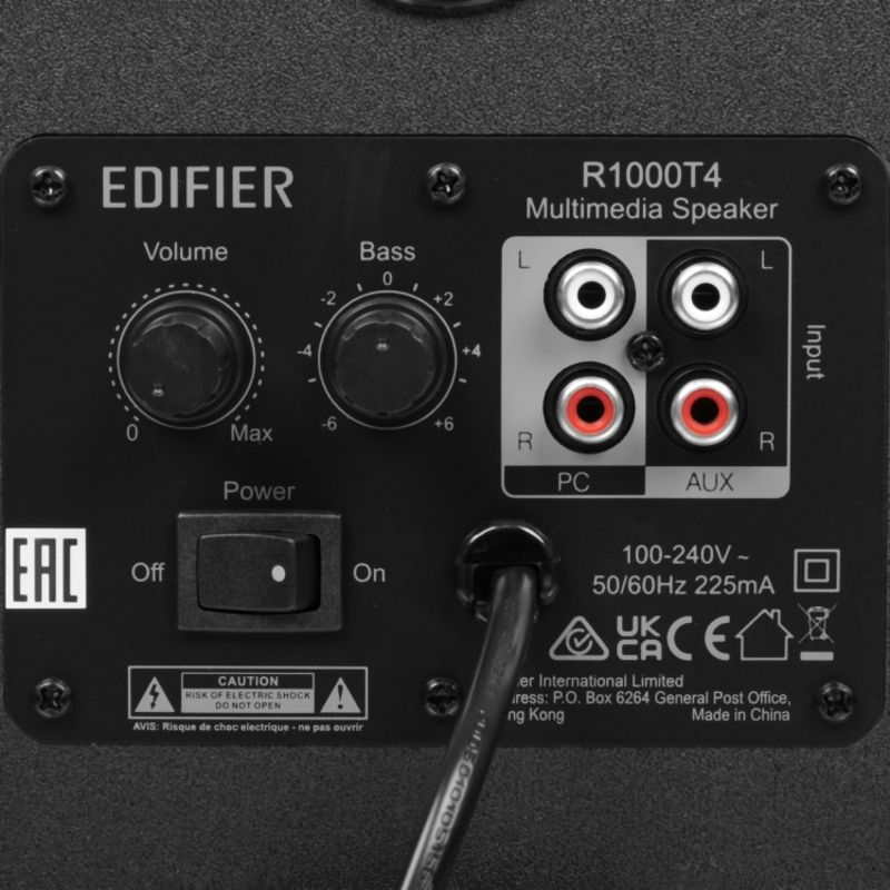 Акустическая система Колонки Edifier R1000T4 24, 24 Вт, проводное подключение, 6923520264063, фото 4