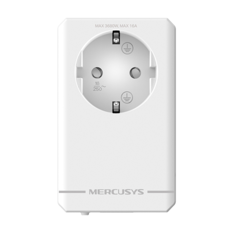 Комплект Powerline-адаптеров Mercusys MP500P KIT AV1000 с розеткой, 2 адаптера, 1 Гбит/с, фото 2