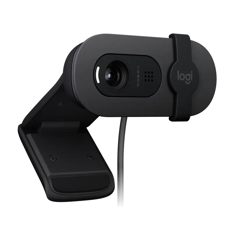 Веб-камера Logitech Brio 105 Full HD 1080p Webcam - GRAPHITE - USB, 1920х1080, 30 к/с, фокус фиксированный, фото 3