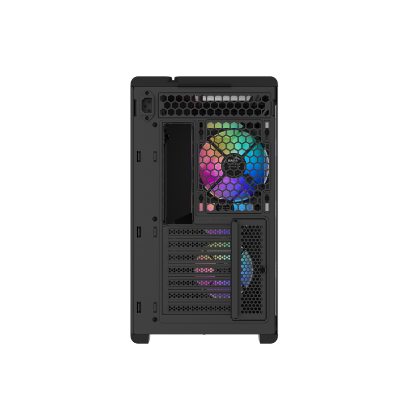 Корпус для ПК Sama S50, Midi Tower, чёрный, под ATX, mATX, Mini-ITX, подсветка ARGB, фото 4