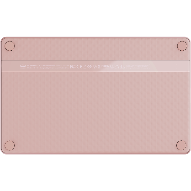 Графический планшет Huion INSPIROY 2 S H641P Pink (Huion H641P Pink), фото 16
