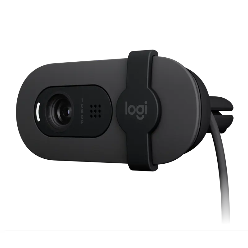 Веб-камера Logitech Brio 100 Full HD webcam - GRAPHITE – USB, 1920х1080, 30 к/с, фокус фиксированный, фото 4