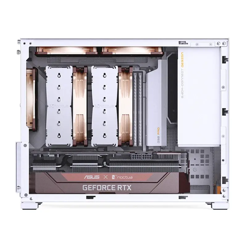 Корпус для ПК Jonsbo D32 PRO, Mini Tower, белый, под mATX, Mini-ITX, материал пластик, сталь, стекло, фото 12