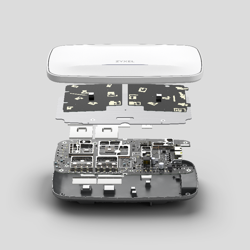 Точка доступа Zyxel NebulaFlex WBE660S, Wi-Fi 7, антенны 4x4, порты 10 и 1 Гбит/с, PoE, фото 10