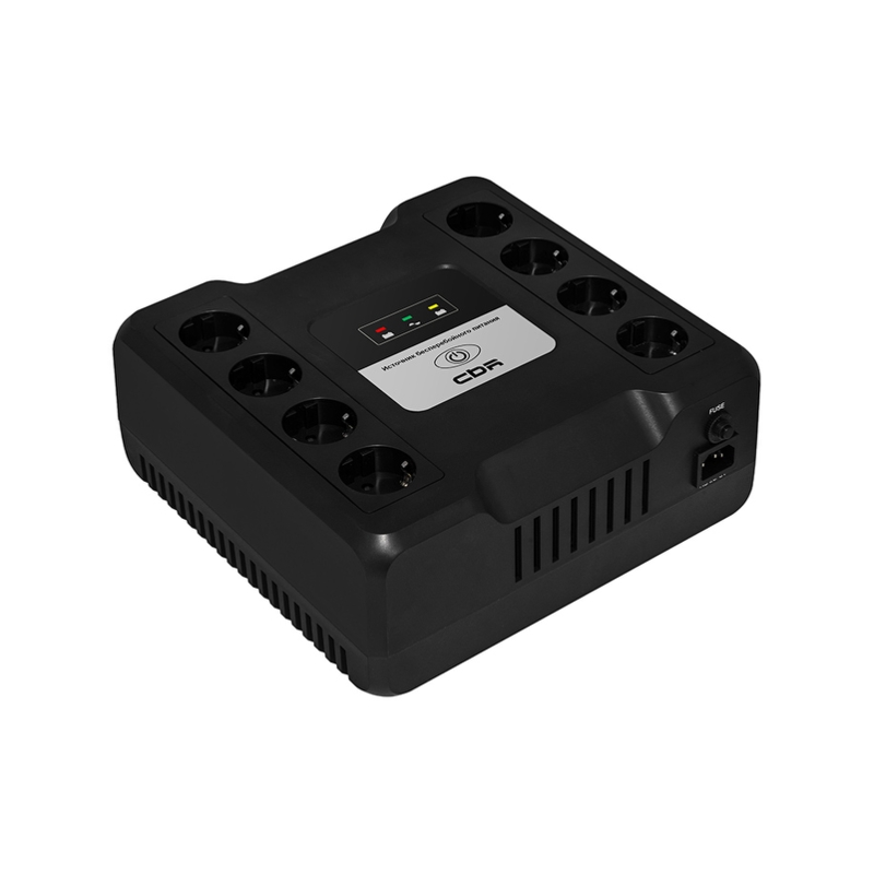 ИБП CBR 360 W 7Ah12V 8 x Shuko, 600 ВА, Line-Interactive, 8 розеток, Schuko, фото 8