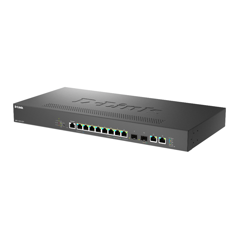 Коммутатор D-Link DMS-1250-12TP управляемый L2, 8 портов PoE 2,5 Гбит/с, 4 порта 10 Гбит/с, 240 Вт, фото 3