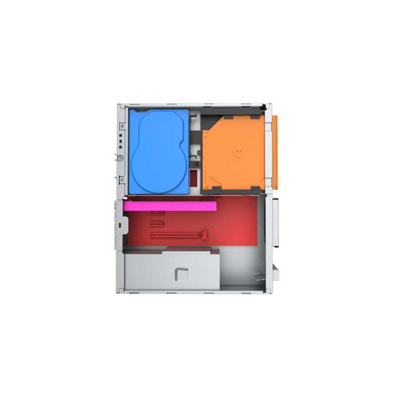 Корпус для ПК Foxline FL-1001 mATX, Slim-Desktop mITX, с БП 300 Вт, чёрный, под mATX, mITX, фото 6
