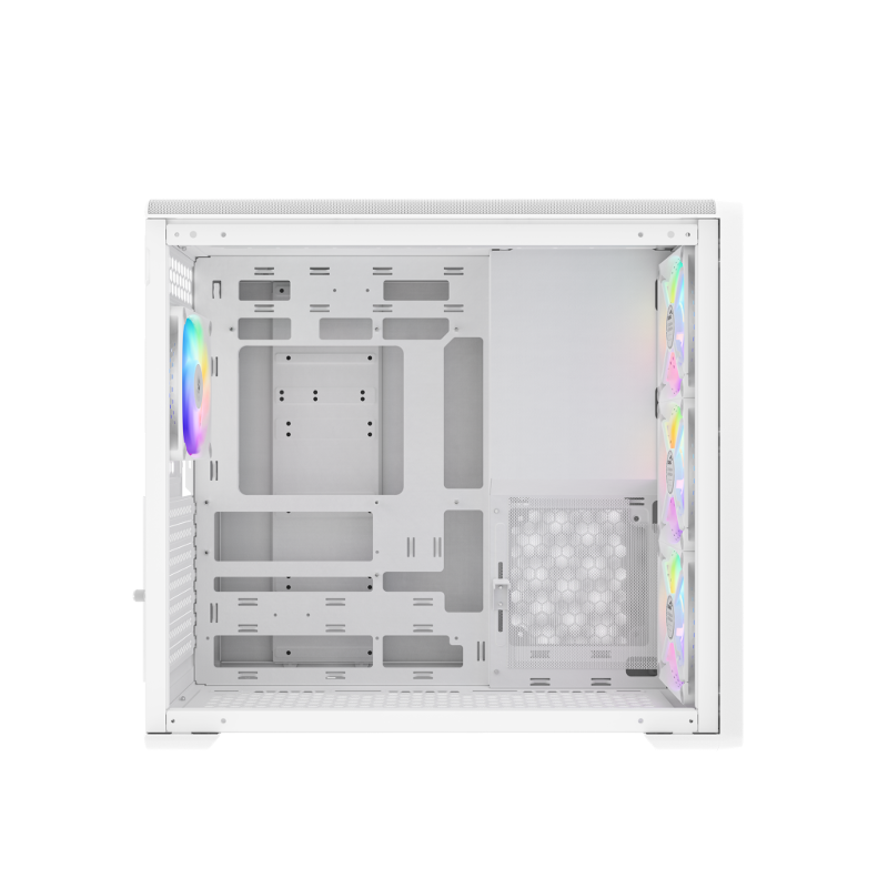 Корпус для ПК Sama S50, Midi Tower, белый, под ATX, mATX, Mini-ITX, подсветка ARGB, фото 6