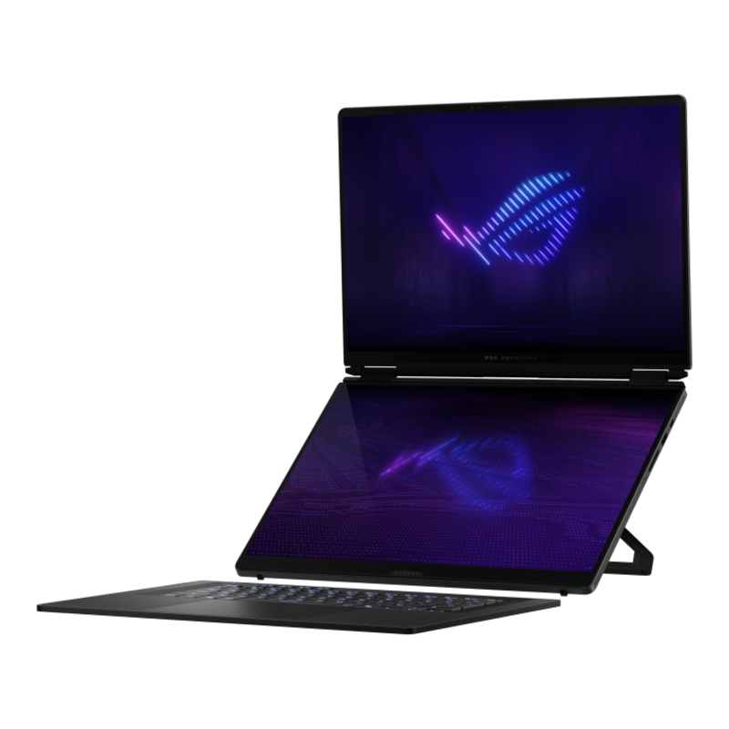 Ноутбук ASUS ROG Zephyrus Duo 16 GX651AX-SR118W Touch 16"(2880x1800 OLED (матовый))/Touch/Intel Ultra 9 386H(2.4Ghz)/65536Mb/1024PCISSDGb/noDVD/Ext:NVIDIA GeForce RTX 5090(24576Mb)/Cam/BT/WiFi/90WHr/war 1y/2.82kg/Stellar Grey/Win11Home + стилус; рюкзак, фото 8