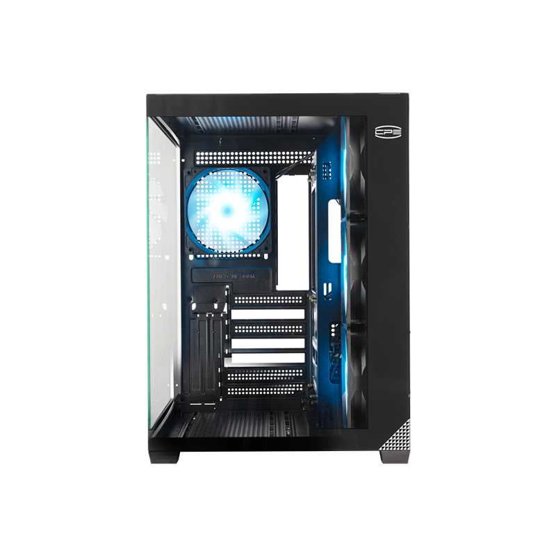 Корпус для ПК PcCooler C3T700 ARGB BK, Midi Tower, чёрный, под ATX, mATX, Mini-ITX, подсветка ARGB, фото 3
