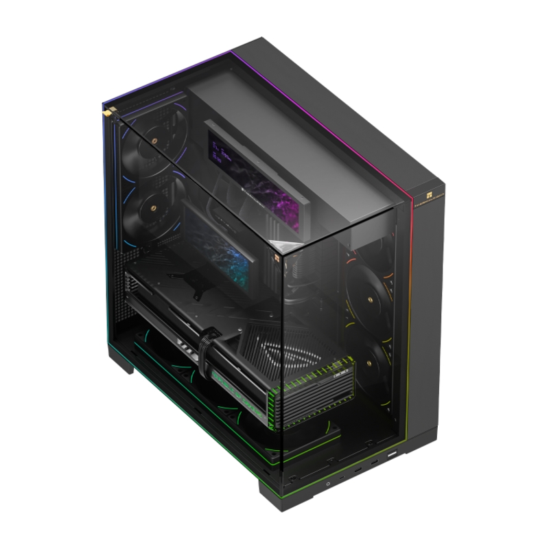 Корпус для ПК Thermalright A70 Vision FAN5-C, Midi Tower, чёрный, под ATX, mATX, mITX, фото 8