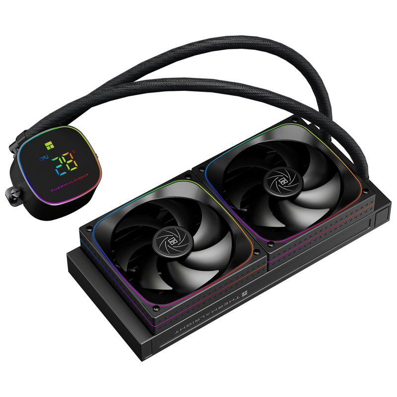 Система жидкостного охлаждения Thermalright Frozen Horizon 240 Digital, чёрный, фото 2