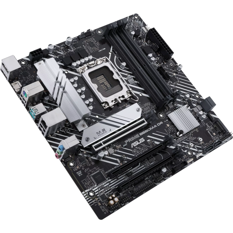 Материнская плата ASUS PRIME B660M-A D4-CSM, LGA1700, Intel B660, mATX, DDR4, фото 3