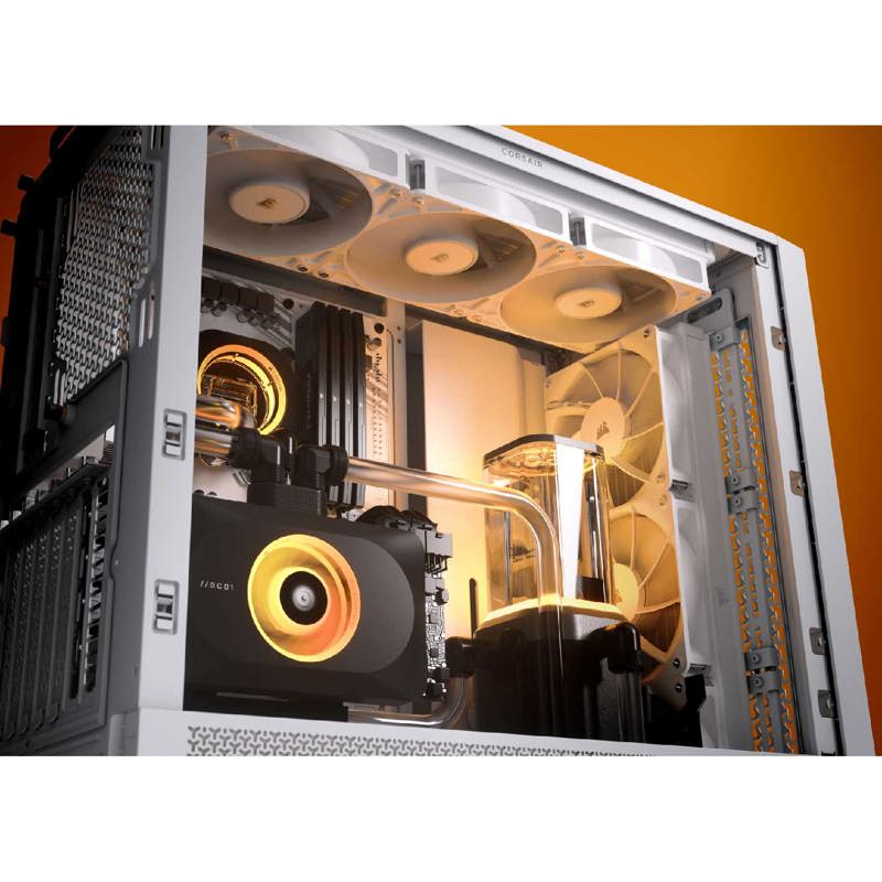 Корпус для ПК Corsair Frame 4000D RS, Midi Tower, белый, под ATX, E-ATX, mATX, Mini-ITX, фото 7