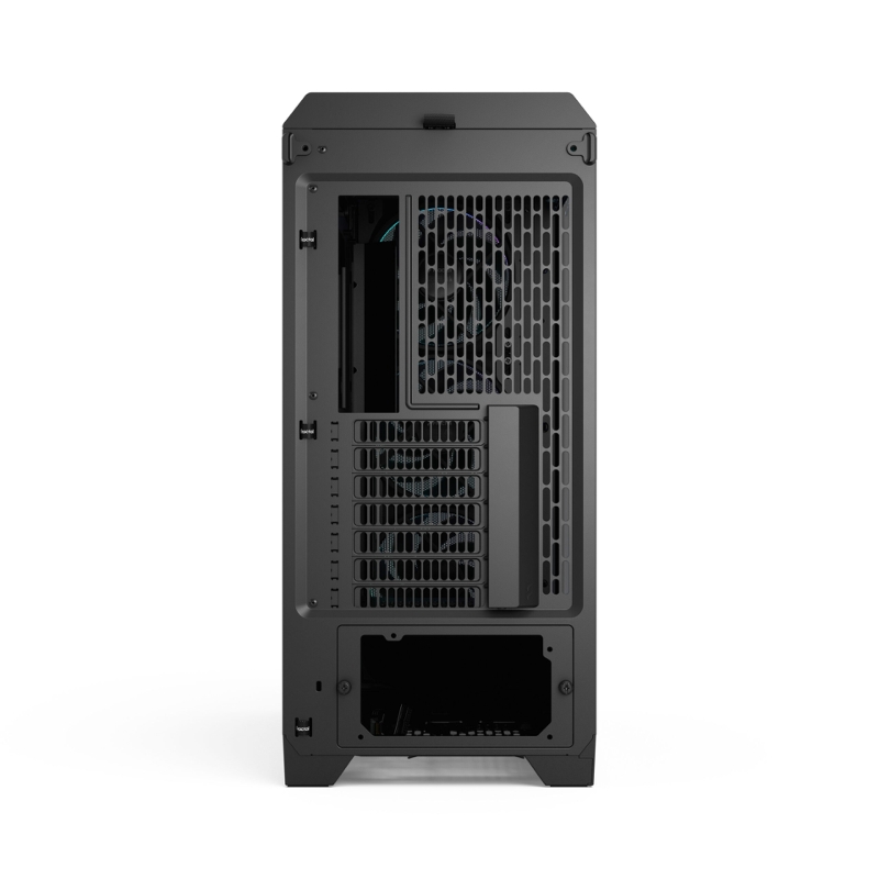 Корпус ПК без блока Case Fractal Design Meshify 3 Ambience Pro RGB TG Light Tint, Full-Tower, 3x140mm ARGB, 2xUSB-A 3.2 + 1xUSB 3.2 Type-C, E-ATX, ATX, mATX, mITX, Black, фото 7