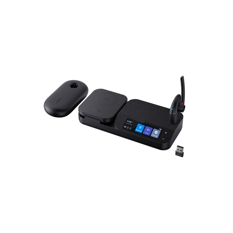 Гарнитура Yealink BH71 Workstation Pro, Bluetooth 5.2, на одно ухо, с зарядной станцией, фото 6