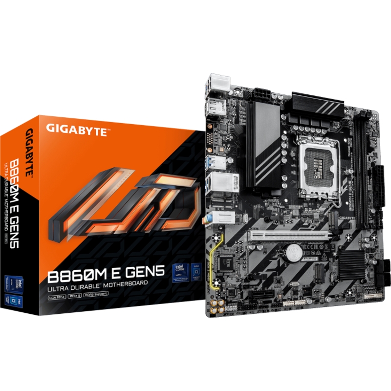 Материнская плата Gigabyte B860M E GEN5, LGA1851, Intel B860, Micro-ATX, DDR5, фото 7