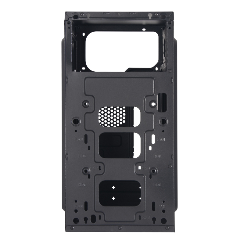 Корпус без блока Case Forza mATX case, black, w/o PSU, w/2xUSB3.0, no pwr cord, w/o FAN, фото 5
