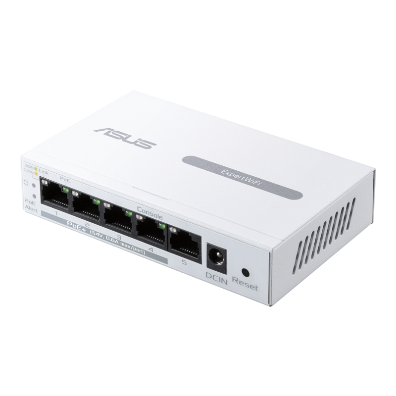 PoE-коммутатор ASUS EBP15 управляемый, 5 портов 1 Гбит/с, 4 порта PoE, 60 Вт, фото 3