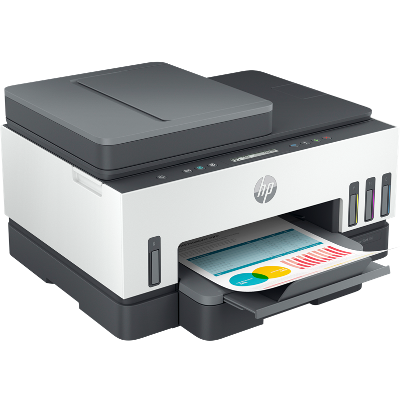 МФУ струйное HP Smart Tank 750, A4, цветная печать, 15 стр./мин, двусторонняя печать, USB, Wi-Fi, фото 4