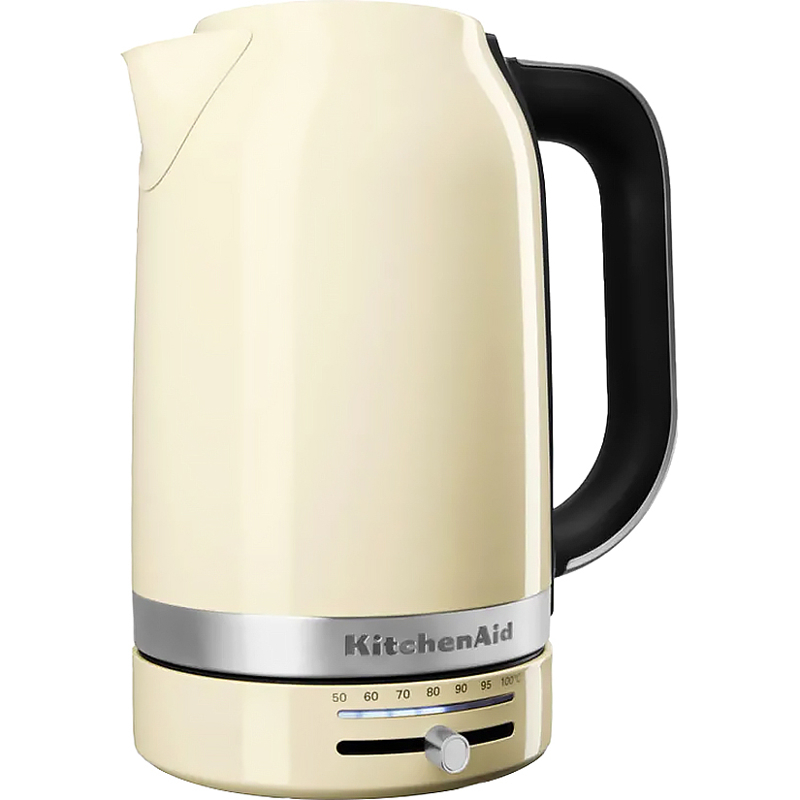 Электрочайник KitchenAid 5KEK1701EAC, 1,7 л, 2400 Вт, 7 режимов температуры, кремовый, фото 2