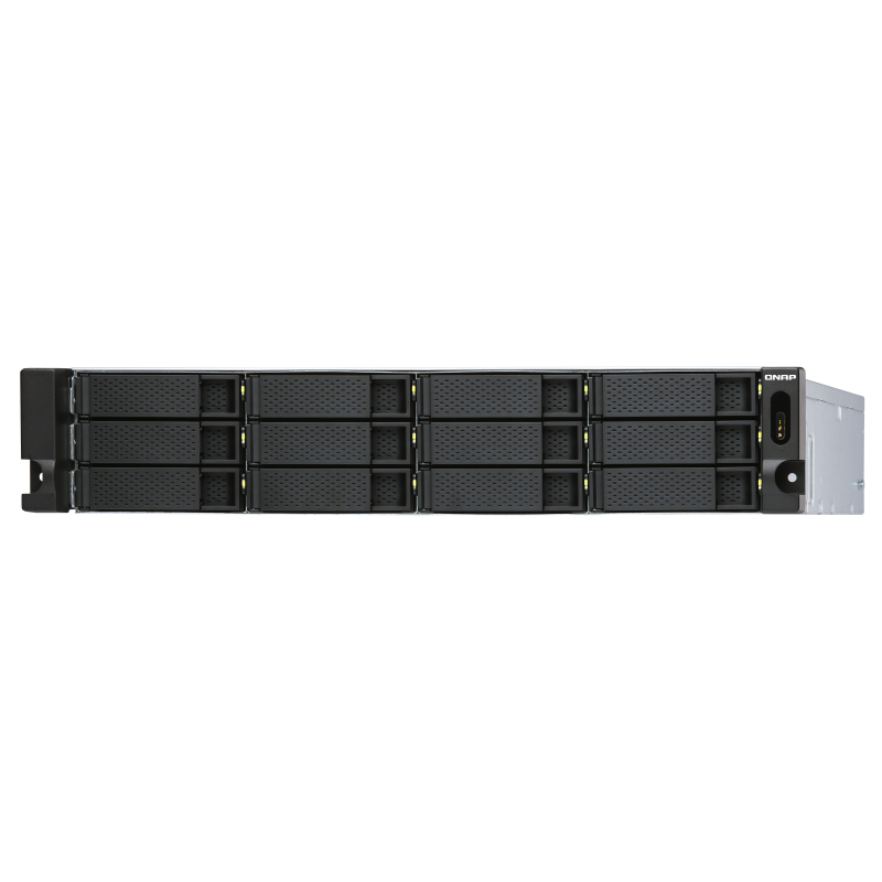 Полка расширения сетевого хранилища без дисков SMB QNAP TL-R1200S-RP SATA 6GB/s JBOD storage enclosure, 12-tray 3,5"/2,5" w (QNAP TL-R1200S-RP), фото 3