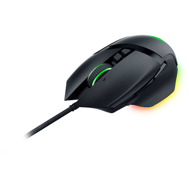 Мышь Razer Basilisk V3, проводное подключение, USB-A, 26000 dpi, чёрный, подсветка, фото 7