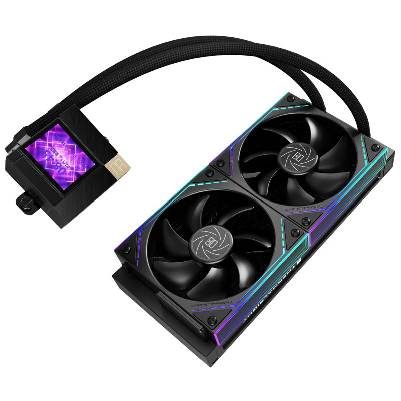 Система жидкостного охлаждения Thermalright Core Matrix 240 Vision, чёрный, фото 4