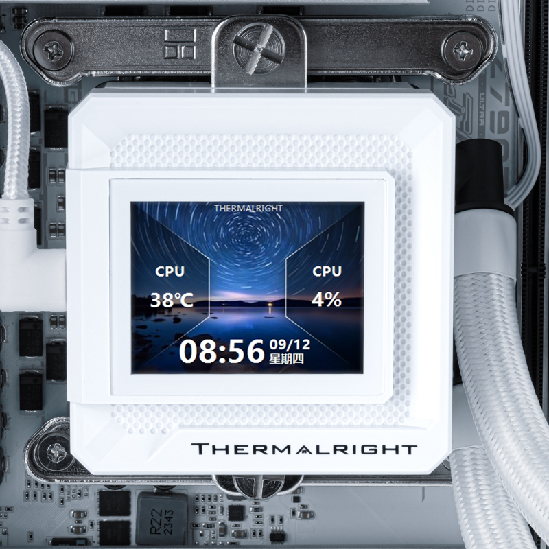 Система жидкостного охлаждения Thermalright Frozen Warframe SE 360 ARGB V2, белый, фото 5