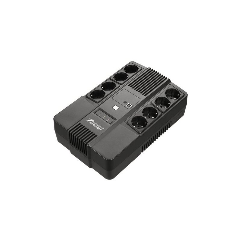 ИБП Powerman Brick 650 PLUS, 360 Вт, Line-Interactive, 8 розеток, Schuko, фото 3