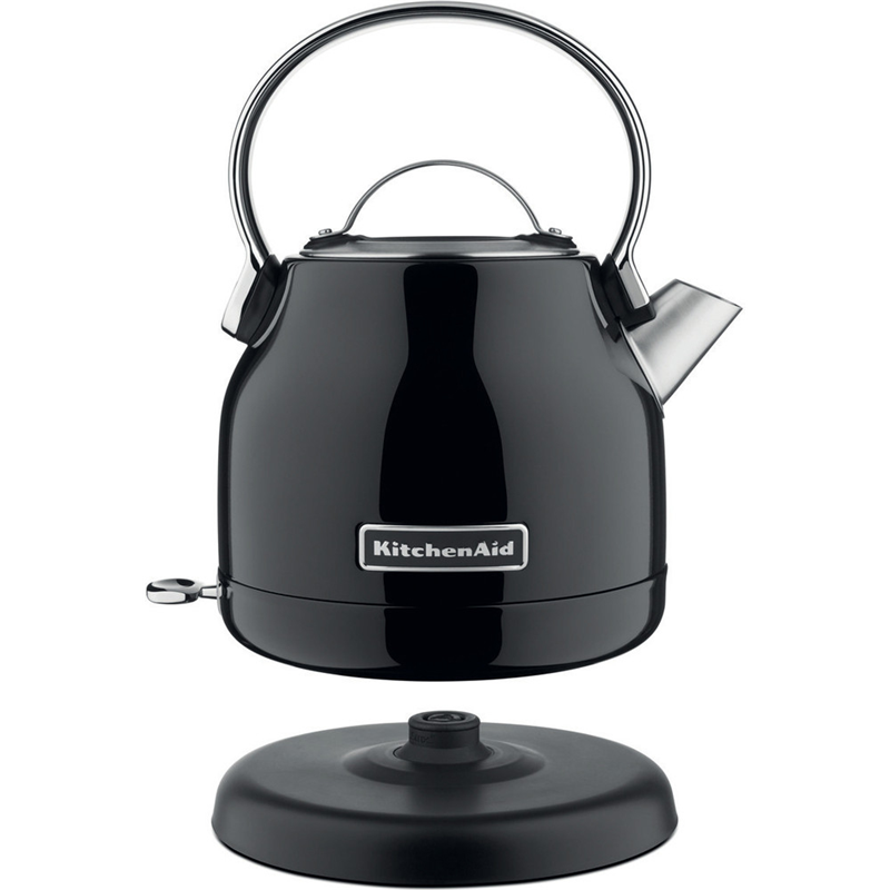 Электрочайник KitchenAid Classic 5KEK1222EOB, 1,25 л, 2200 Вт, чёрный, фото 5