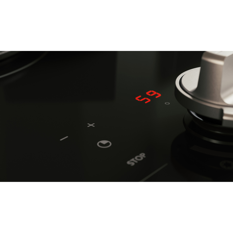 Варочная панель ASKO HG8320BGB1, газовая, домино 33 см, 2 конфорки, WOK Fusion Volcano, газ-контроль, чёрная, фото 6