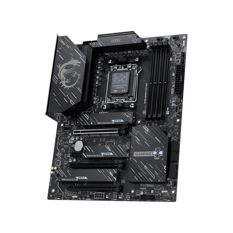 Материнская плата MSI X870E PLUS WIFI, AM5, AMD X870E, ATX, DDR5, фото 4