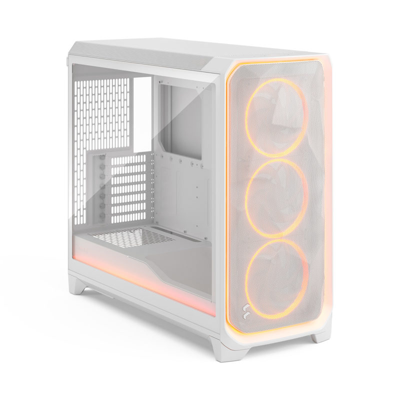 Корпус для ПК Fractal Design Meshify 3 XL Ambience Pro RGB TG Clear Tint, Full Tower, белый, фото 3