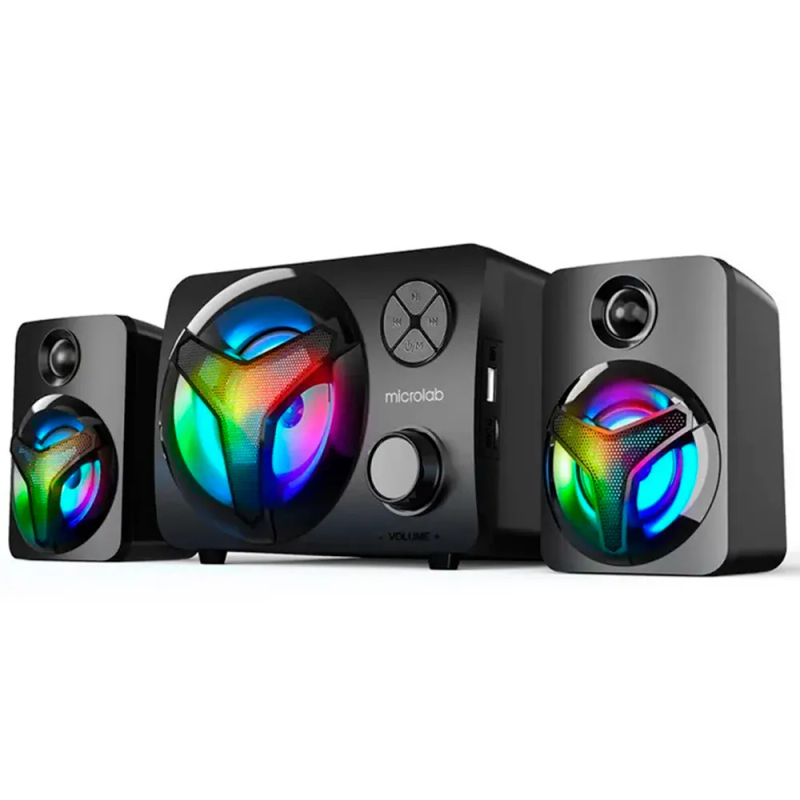 Колонки Microlab U210, 11 Вт, проводное и беспроводное подключение, фото 2