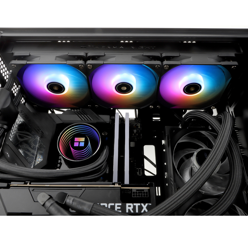 Система жидкостного охлаждения Thermalright Frozen Notte 360, вентилятор 120 мм, чёрный, фото 5